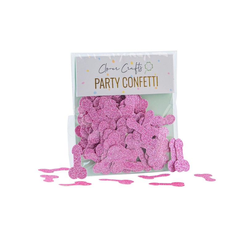 50 x Pink Bachelorette Table Confetti | Willy Table Scatter