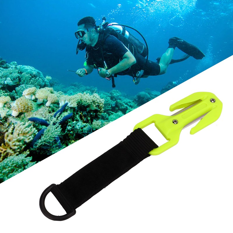 Scuba Diving Line Cutter Dual Sides Dive Cable Rope Cutter