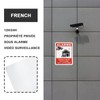 Be In Your Mind 2PCS Video Surveillance Warning Signs Reflective