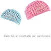 Mesh Crochet 3 PCS Crochet Hair Net, Crocheted Thick Short