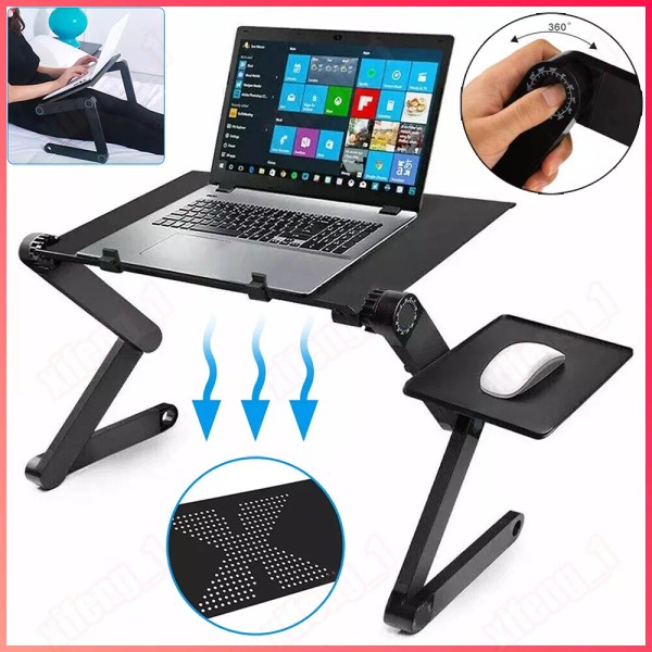 Universal 360° Adjustable Laptop Table Stand Lap Sofa Bed Tray