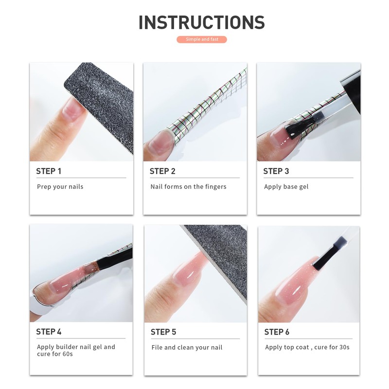 Beautilux HEMA-FREE 55g Nail Extension Gel (HYS55-05)
