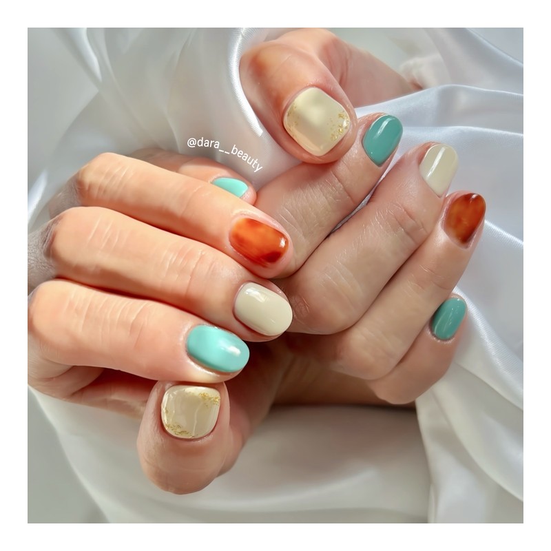 Dara Beauty 2024 November Art of the MonthPumpkin Nail❣ -