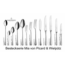Dessertgabel - Vorspeisengabel - Mia - Picard & Wielpütz - 6 Stück