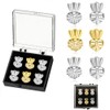 Earring Lifters, 3 Pairs Adjustable Hypoallergenic Earring Backs for Droopy