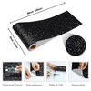 CRE8TIVE 8"x80" Black Chunky Glitter Wallpaper Border Peel and Stick