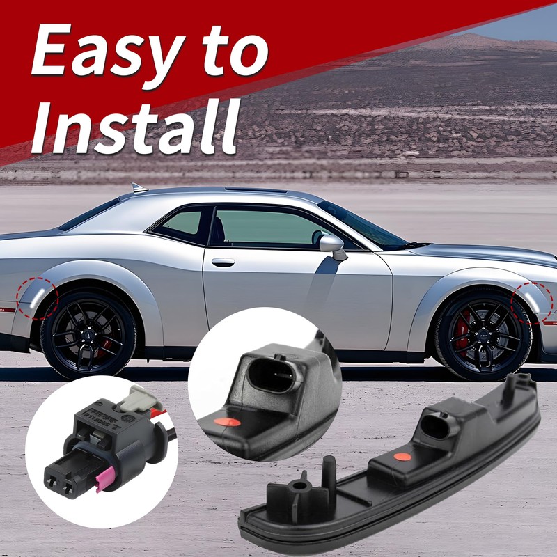2Pack Side Marker Light Plug,Connector Pigtail Wire Harness Fit for