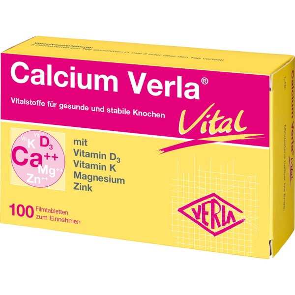 Calcium Verla vital Filmtabletten, 100 pcs. Tablets