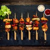 200 PCS Bamboo Skewers for Appetizers, 4.7 Inch Toothpicks, Cocktail