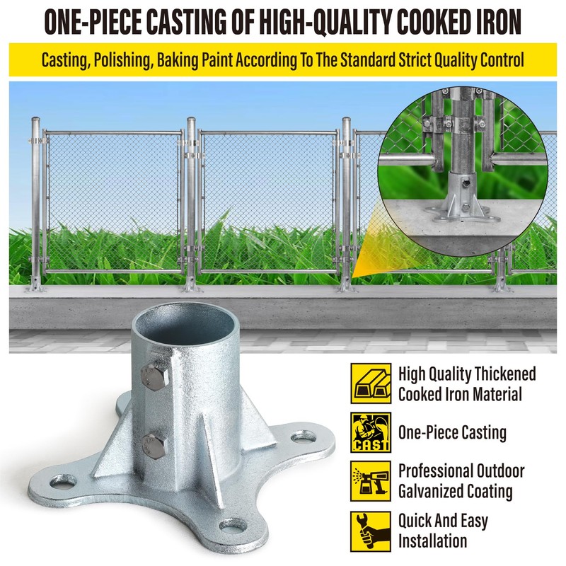 Epcee Post 2.5" (2 3/8" OD) Chain Link Fence Post