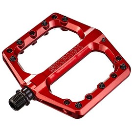 SixPack Racing Threat Flat MTB Pedals Red Waist Unique