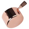 Sauce Pan Wooden Handle Rose Gold Stainless Steel Sauce Pot