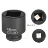 HARFINGTON 4 Point Square Socket 1" Drive 46mm Metric Square
