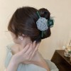 Jumwrit Flower Hair Claw Clip for Women Big Strong Hold