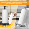 Toallero de Papel para Encimera Negro con Base Lastrada y