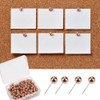 Map Tacks Push Pins Round Plastic Head Tacks Pushpin Marking
