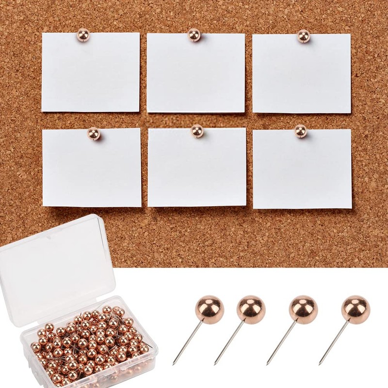 Map Tacks Push Pins Round Plastic Head Tacks Pushpin Marking