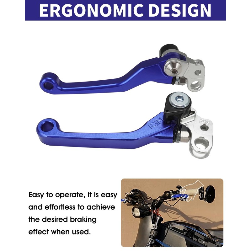 JFG RACING Brake Levers for Surron Light Bee,Foldable Adjustable Clutch