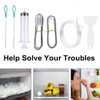 12 Pcs Fridge Drain Hole Cleaning Tool, Fridge Dredger and