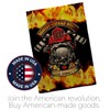 USBrotherhood Bravery Firefighter Burlap Garden House Flag-Set Armed Forces Firefrighter