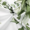 Gibelle Olive Green Eucalyptus Shower Curtain, Watercolor Plant Leaves with
