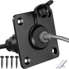 RVSPARK Waterproof Wall Socket Passthrough for Starlink Mini, Aluminum DC