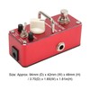 Rotary Speaker Simulator Pedal Metal Red Guitars Effect Pedals with