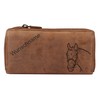 Greenburry Vintage Leather Women's Wallet Horse Design with Desired Name
