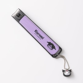 KAI Kuromi Nail Clippers M, Gift, Present, with Charm, Nail Clippers, Sanrio KK2604