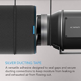 AC Infinity - Cinta adhesiva de aluminio, resistente, 50 yardas