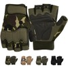 FIORETTO Fingerless Gloves for Airsoft Shooting Half Finger Hunting Hiking