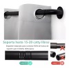 Junelizente Perfiles Barra De Cortina Metálica Extensible Ajustable Barra De
