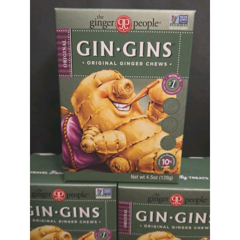the ginger people Gins Gins Original Ginger Chews Lot Of