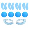 14 Stück Augenpads Wiederverwendbar, Gel Augenmaske Kühlend, Silikon Augenklappen, Gel