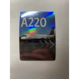 Delta Air Lines Pilot Trading Cards Airbus A220