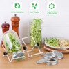 Nudiuhis Germination Kit, Stainless Steel Germination Jar Lid, Stand for