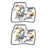 2 x Carburetor Rebuild Kit & Diaphragm Fit for 2002-2007