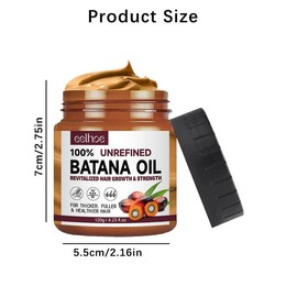 120g Batana Oil Hair Conditioner, Moisturizing & Smoothing Hair Care Conditioner, Hair Styling Product for Women & Men