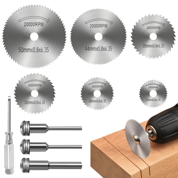 Cutting Wheel Set for Rotary Tool, HSS Cutting Discs Circular