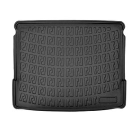 Hyundai Kona 2024-2026 Cargo Liner 3D Custom Fit Heavy Duty All Weather Rubber Car Trunk Liners Waterproof Odorless Non-Slip Soft TPE Cargo Mats (Black) by RizLiner