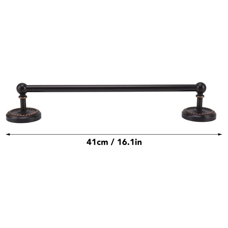 All Copper Bathroom Towel Bar European Style Wall Mounted Towel