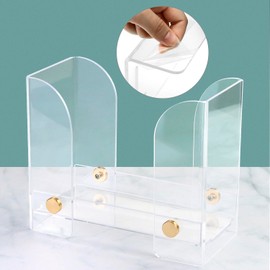 QWORK® Acrylic Paper Towel Holder, Paper Towel Dispenser Transparent Paper Towel Dispenser for Kitchen, Restaurant, Bathroom