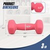 MADOG Dumbbell Set, Anti-Slip Neoprene Coated Hexagon Hand Weights for