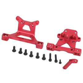 RC Front Rear Body Post Mount Aluminum Alloy Shell Post Fixing Bracket Set for Traxxas E Revo Slash 1/16 RC Car Red