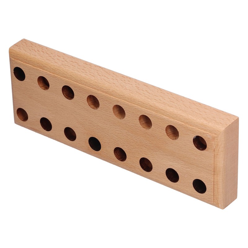 Plier Organizer Pine Wood Display Stand Base Wooden Cutter Holder