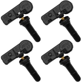 HQPASFY - Sensor TPMS de 433 MHz, sistema de monitoreo de presión de neumáticos, compatible con Dodge Charger Challenger Ram Jeep Wrangler Chrysler 300 y más, reemplaza # 56029398AB 68142397AA