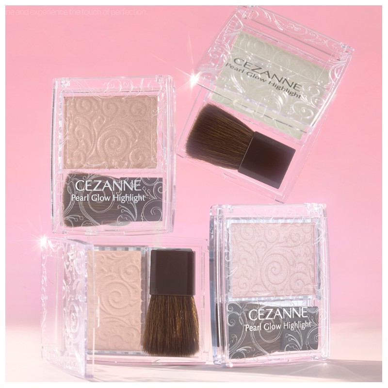 Cézanne Pearl Glow Highlighter 2.4g, 01 Champagne Beige, 1 Piece