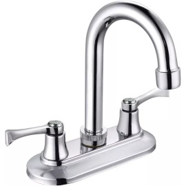 Prez Grifo Mezcladora Lavabo Llave Inoxidable Cromado Sp-40008