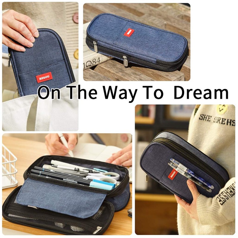 EASTHILL Pencil Case Big Capacity Pencil Pouch Storage Bag for