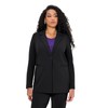 Ulla Popken Women's Jersey Blazer, black